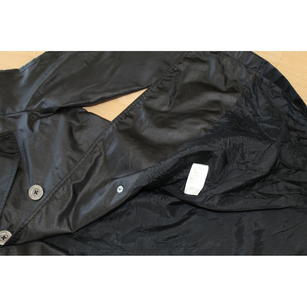 Michael Kors Women Jacket Black Trench Coat Lightweight Rain Jacket XS/P no belt - Picture 8 of 9